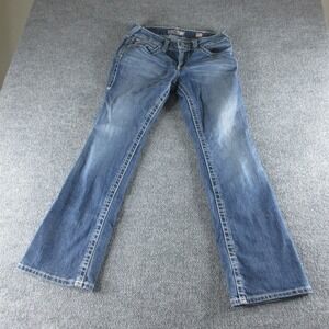 Ariat FR Jeans Womens 28S Blue Medium Wash Mid Rise Bootcut Stretch Denim